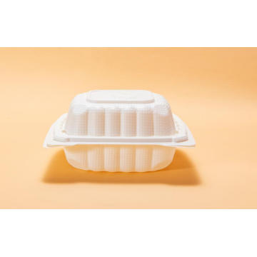 6" Disposable Microwave Safe White food container